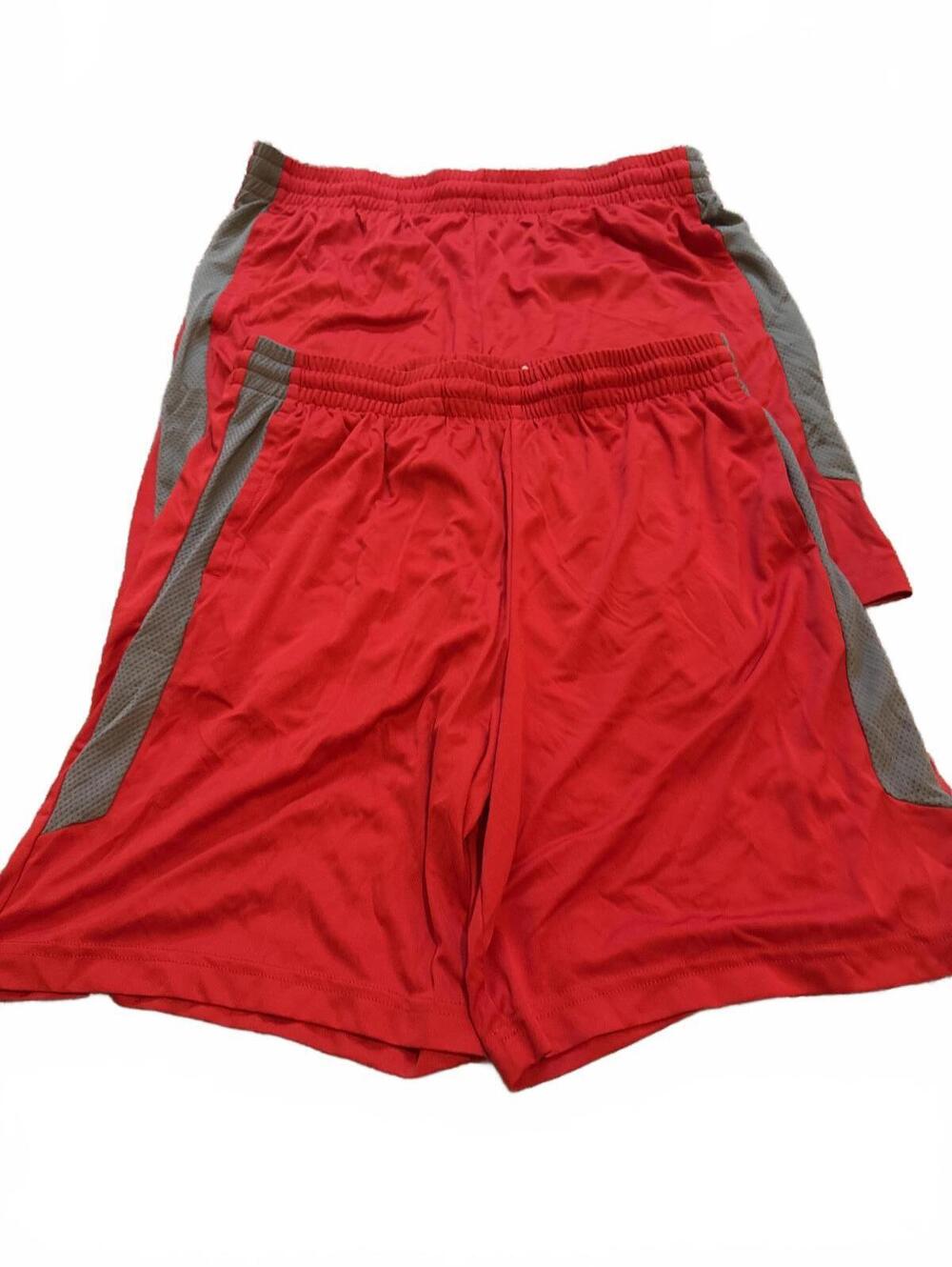 Tek Gear Red Athletic Shorts XL Husky - Lot of 2